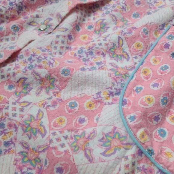 Vintage Super Girly Pink Barbiecore Maxi Length Night Gown - Picture 13 of 14